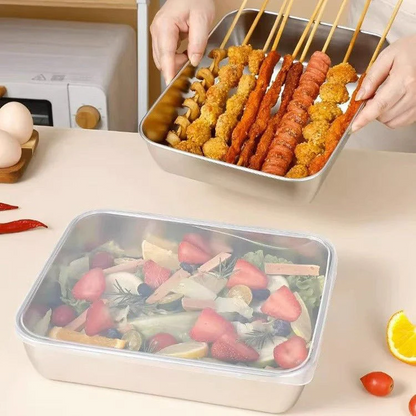 Steel Food Tray