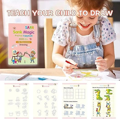 Sank Magic Book (4 Book+10 Refill+1 Pen+1 Grip)