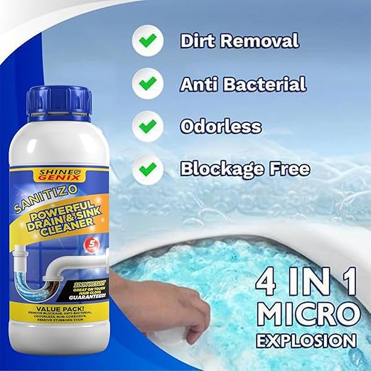 Powerful Drain & Sink Cleaner BUY 1 GET 3 FREE